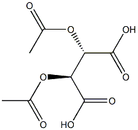 (+)-Diacetyl-D-tartaric Acid 化学構造