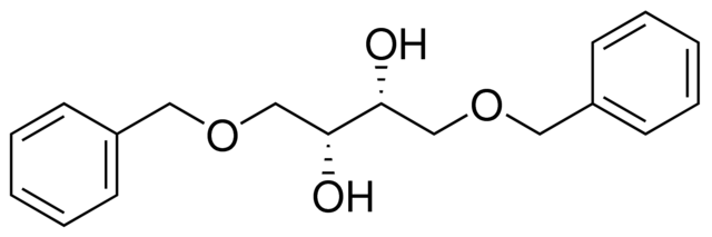 (+)-1，4-Di-O-benzyl-D-threitol 化学構造