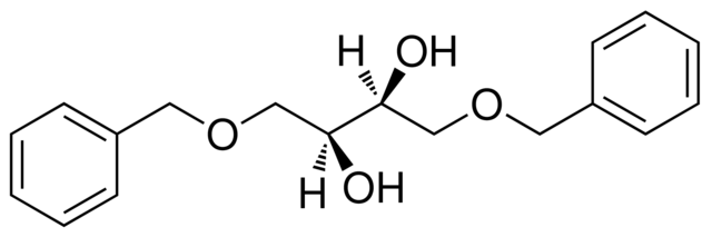 (-)-1，4-Di-O-benzyl-L-threitol Chemische Struktur