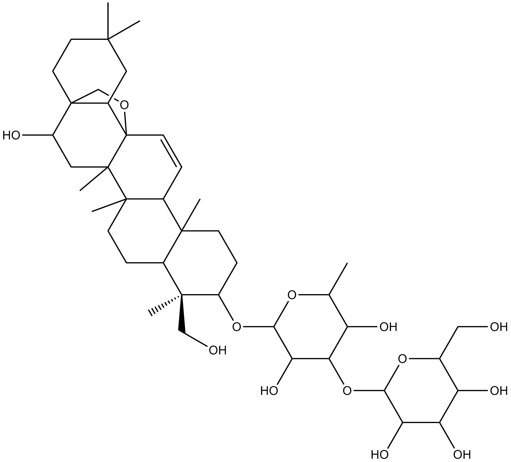 Saikosaponin A  Chemical Structure