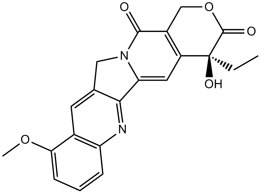 9-Methoxycamptothecin 化学構造