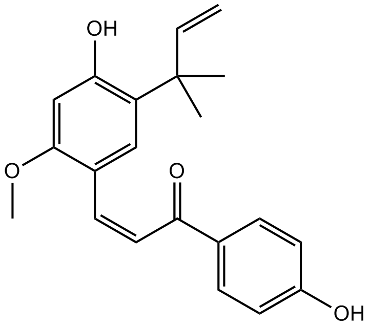 Licochalcone A  Chemical Structure