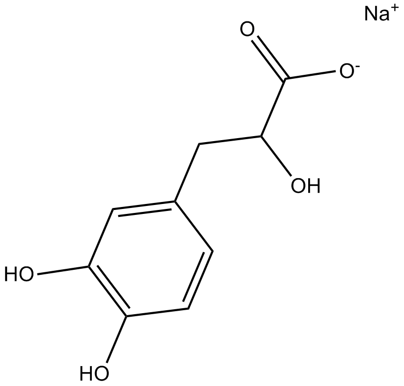 Sodium Danshensu 化学構造