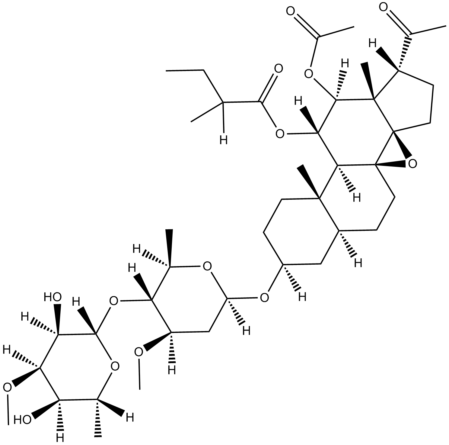 Tenacissoside H Chemische Struktur