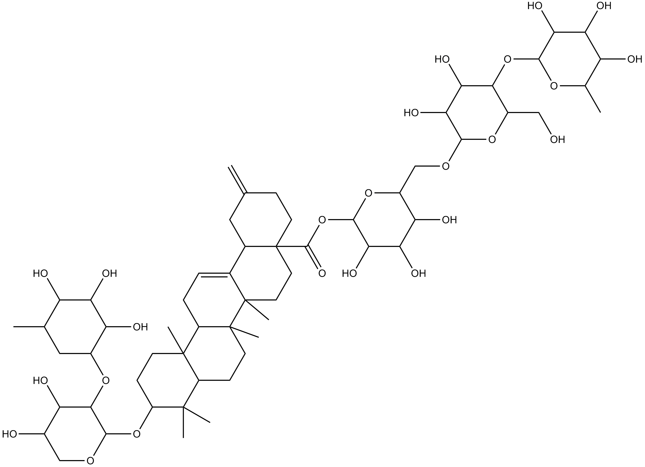 Ciwujianoside-B Chemical Structure