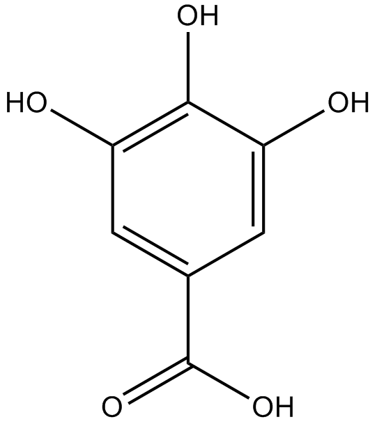 Gallic acid 化学構造