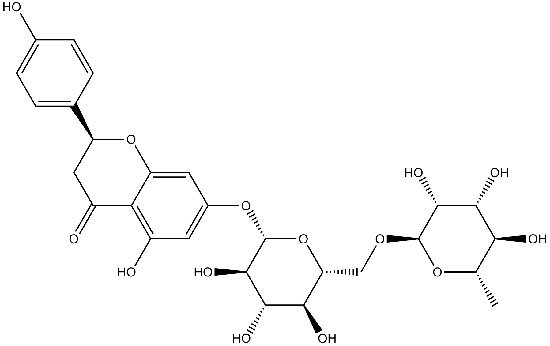 Narirutin Chemical Structure