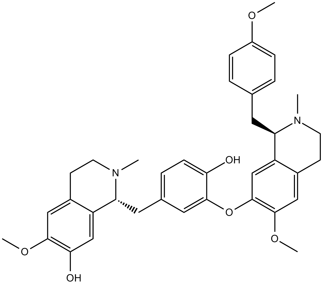 Isoliensinine Chemische Struktur