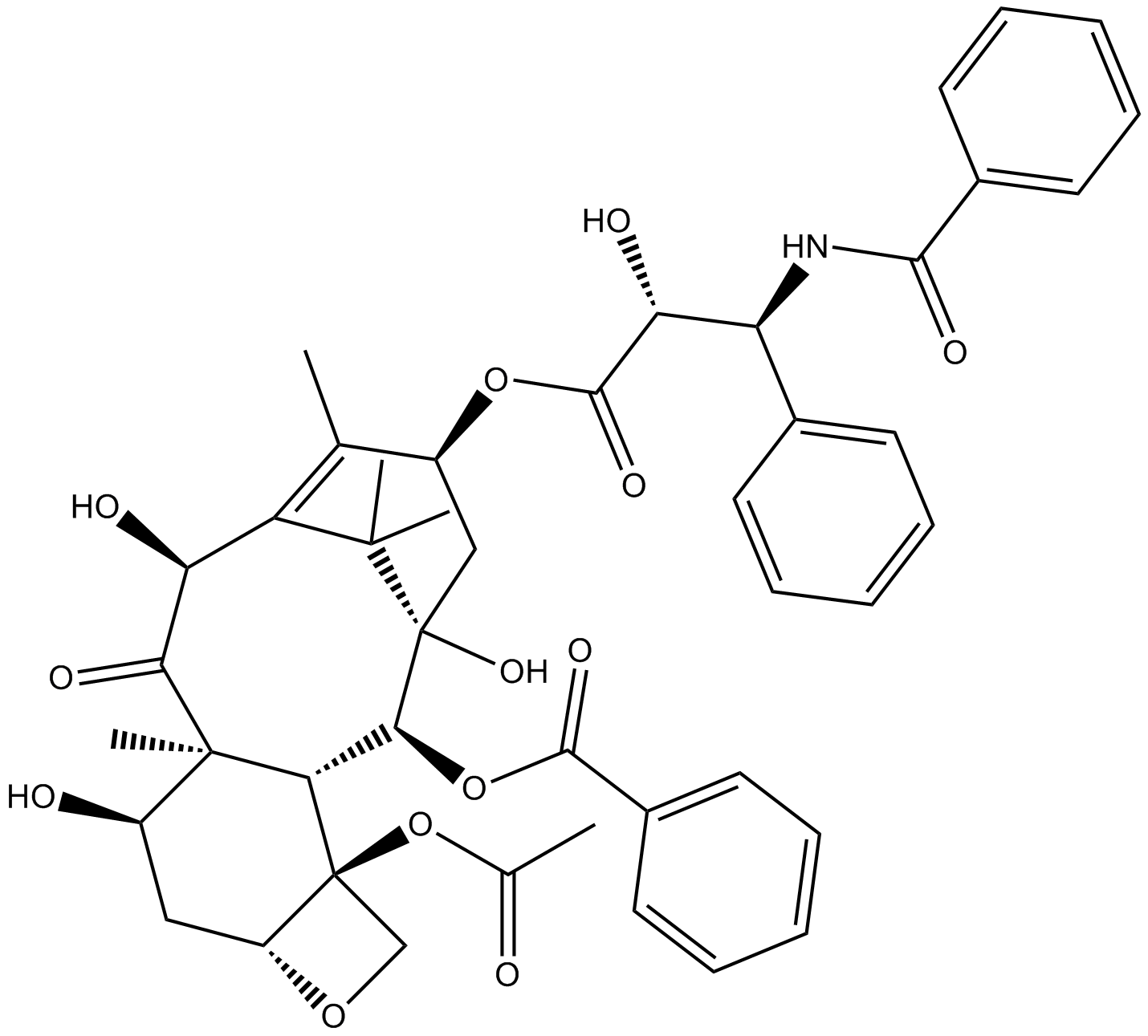 Deacetyltaxol Chemical Structure