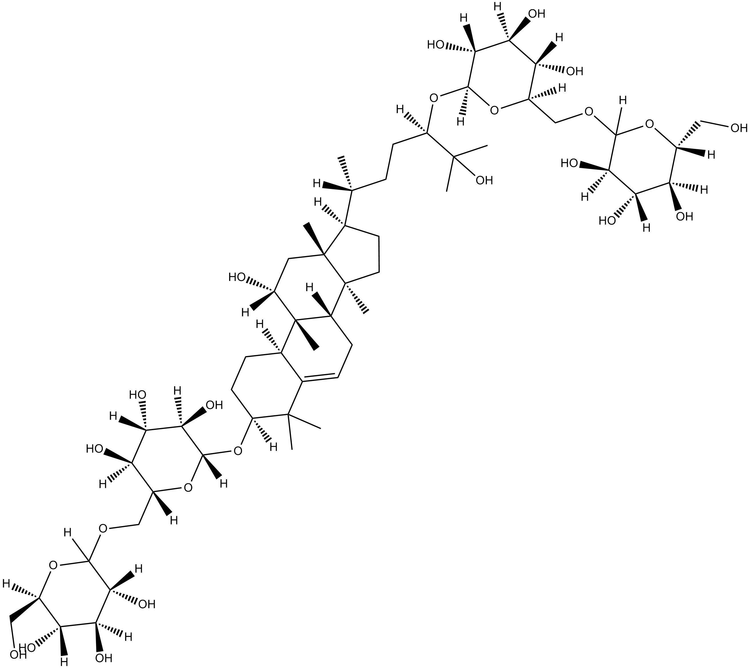 mogroside IVa Chemical Structure