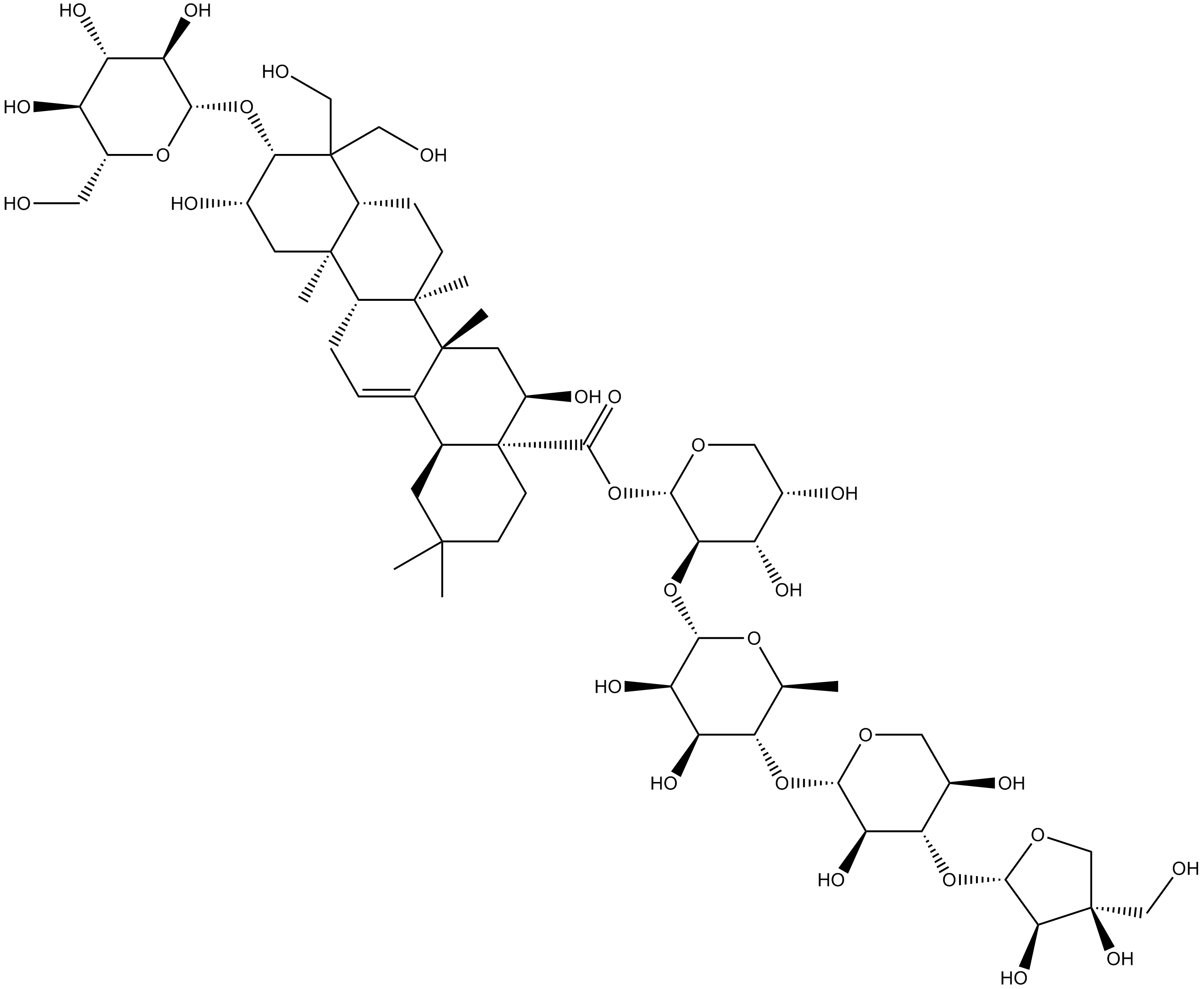 Platycodin D Chemical Structure