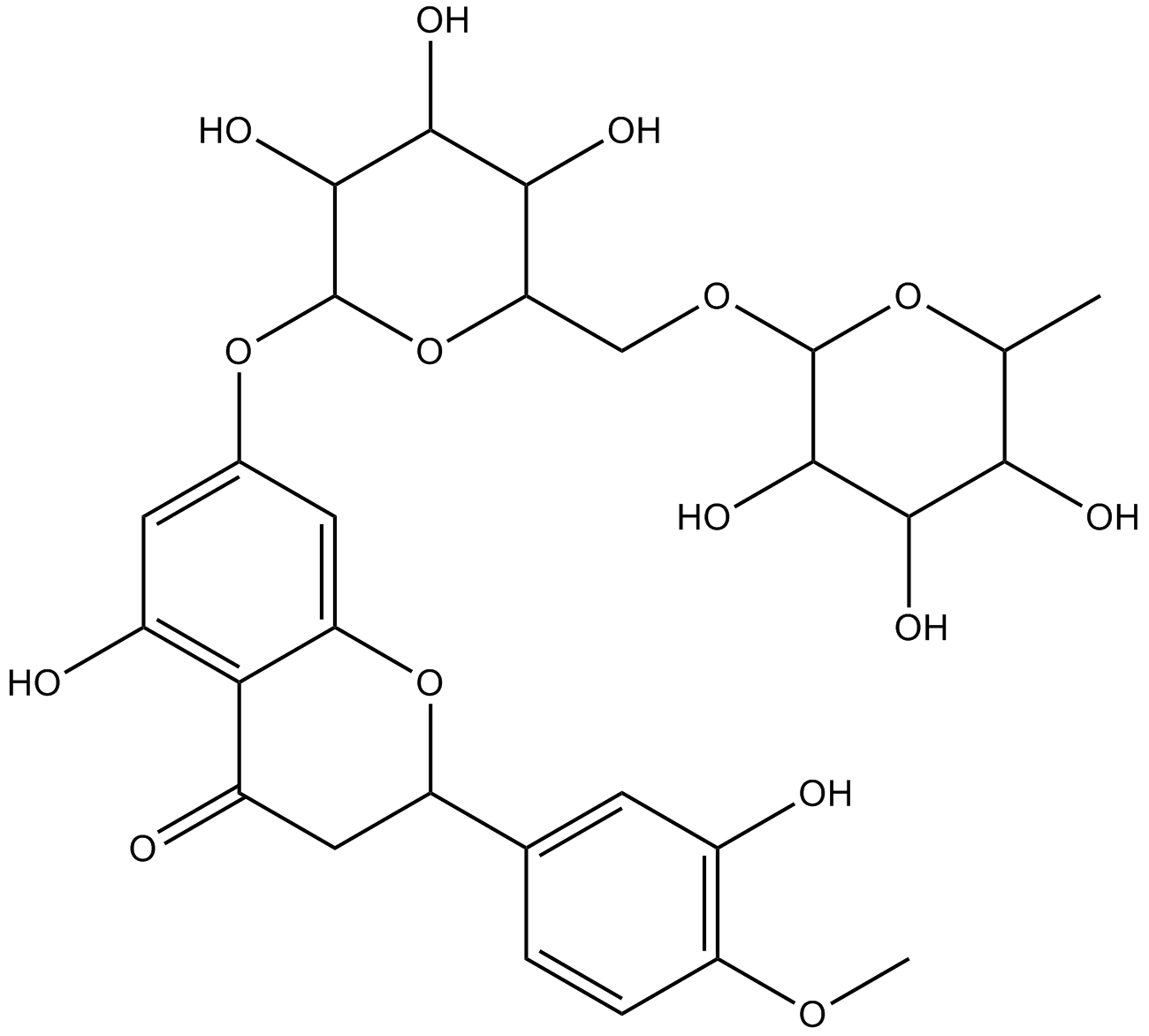 Hesperidin Chemische Struktur