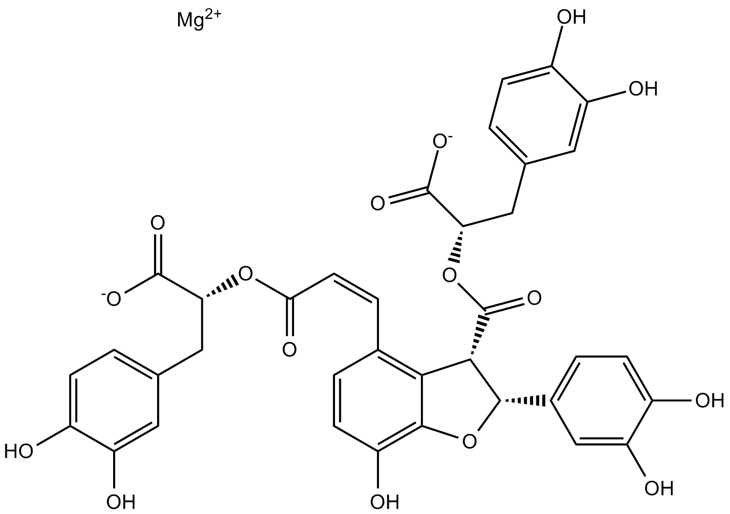 Monomethyl lithospermate B Chemical Structure