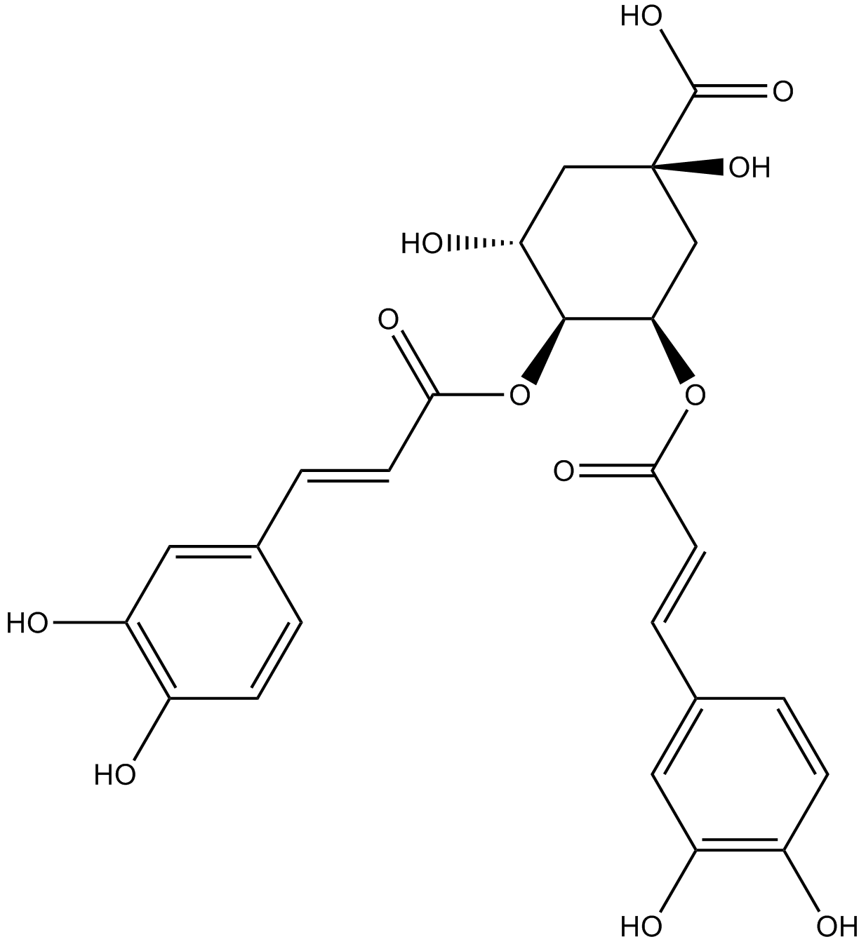 Isochlorogenic acid C Chemische Struktur