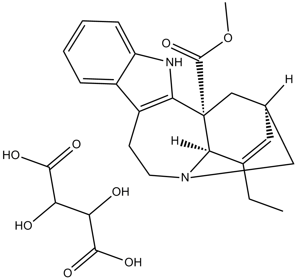 Catharanthine Tartrate  Chemical Structure