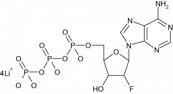 2'-Fluoro-2'-deoxyadenosine-5'-Triphosphate Chemical Structure