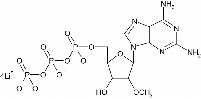 2'-O-Methyl-2-aminoadenosine-5'-Triphosphate Chemische Struktur