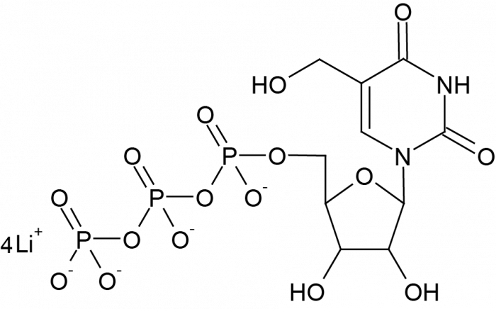 5-Hydroxymethyluridine-5'-Triphosphate 化学構造