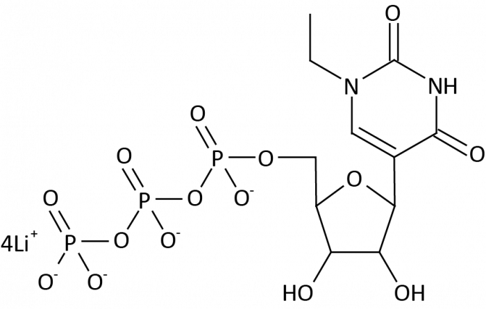 N1-Ethylpseudouridine-5'-Triphosphate 化学構造