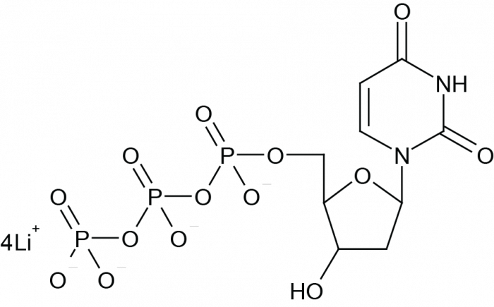 2'-Deoxyuridine-5'-Triphosphate 化学構造