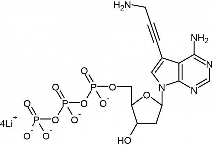 7-Deaza-7-Propargylamino-2'-deoxyadenosine-5'-Triphosphate Chemical Structure