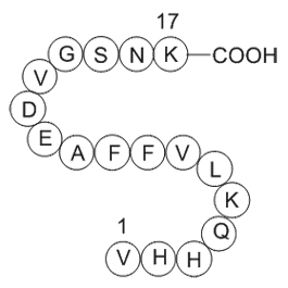 Amyloid Beta-Peptide (12-28) (human)  Chemical Structure